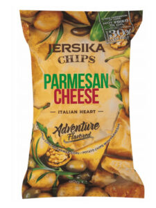 JERSIKA Chipsy ziemniaczane o smaku parmezanu 90 g