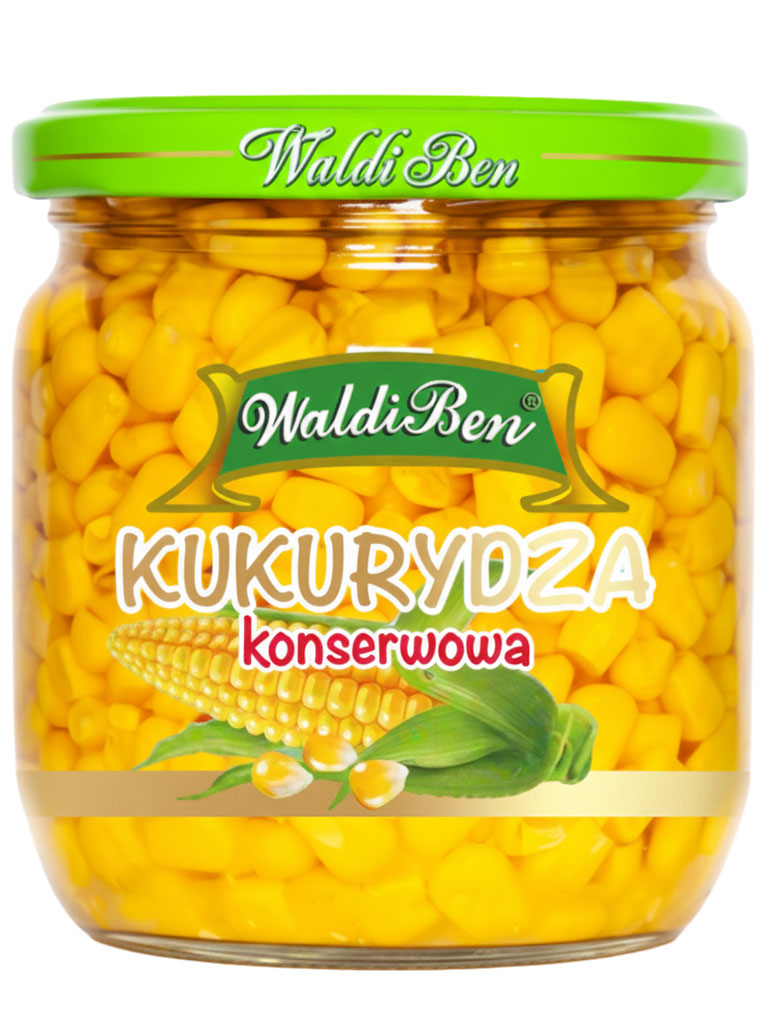 Kukurydza konserwowa w słoiku - WALDIBEN - 285g 1 kukurydza konserwowa delikatesy spożywcze online